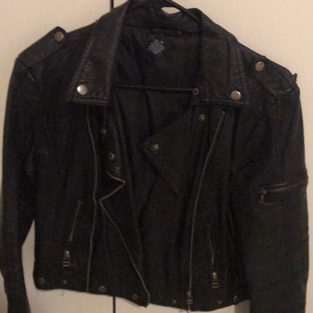 MOVING SALE!! Black Leather jacket